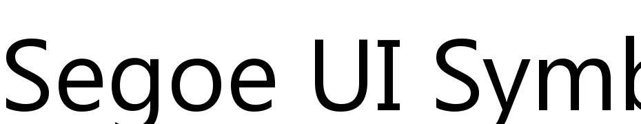 Segoe UI Symbol Font Download Free